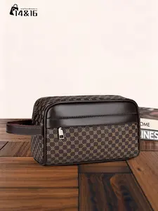 Men's Business Handbag, Fashion Casual Geometric Phone Bag, Zero Wallet, Wallet Clutch, Perfect Gift for Men, All Seasons