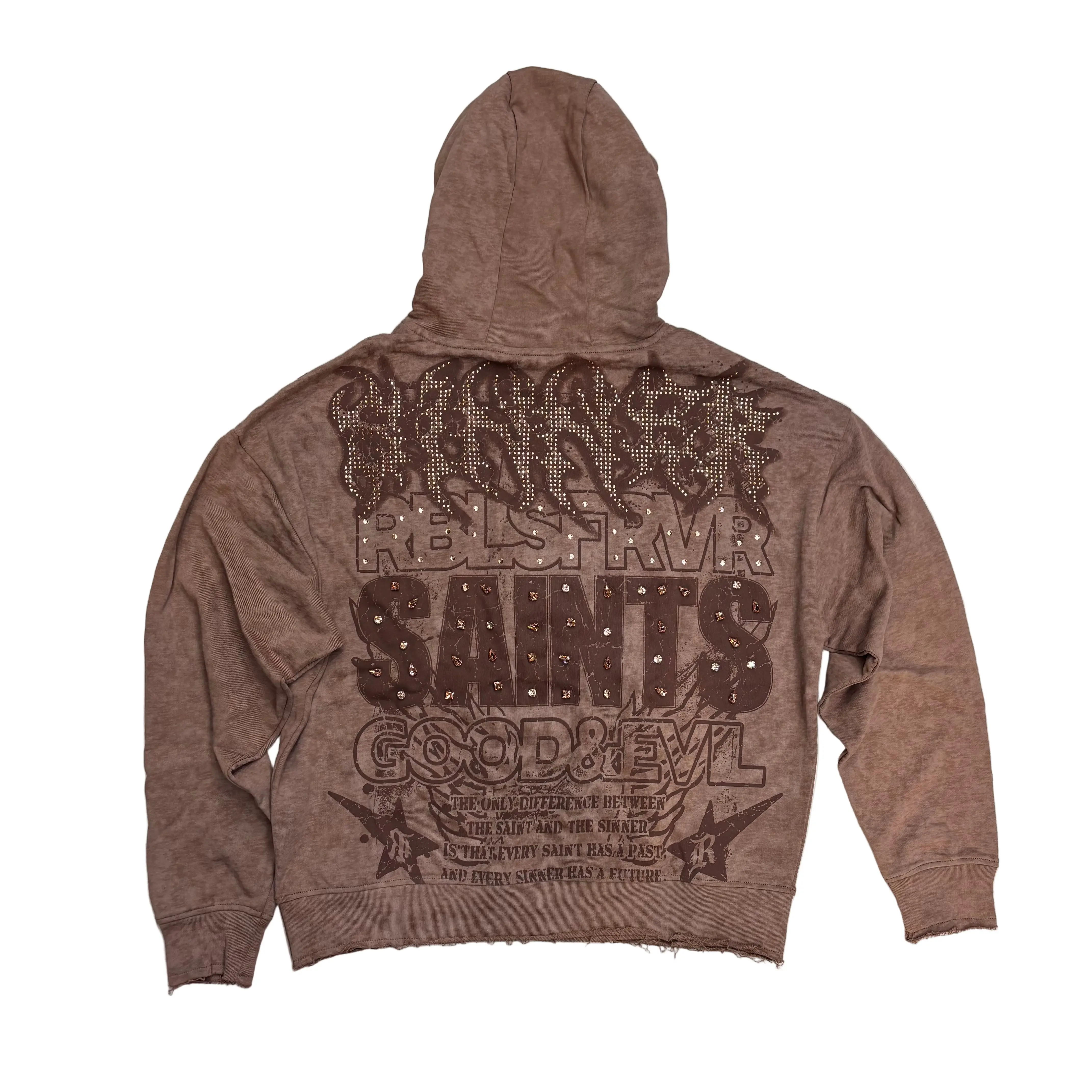 brown sp5der hoodie fits - TikTok Shop
