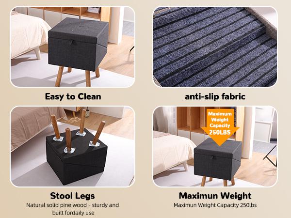 21-Inch Foldable Wooden Pet Steps and Ramp