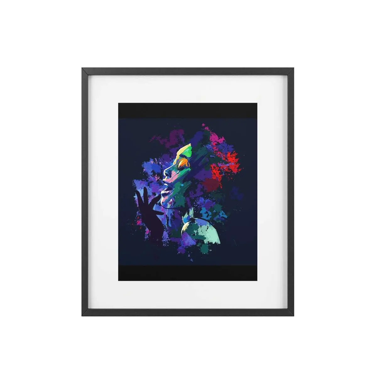 Jazz Singer Framed Posters, Matte