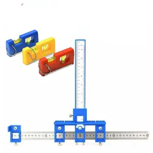 Woodworking Handle Hole Positioner, Multifunctional Handle Installation Positioner, Hand Measuring Tool for Cabinet Door Handle Installation