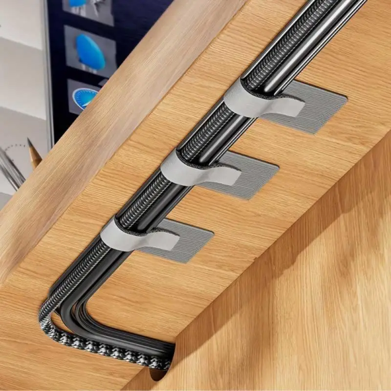 Nylon Cable Clip, 20pcs/set Strong Adhesive Wire Organizer, Multi-purpose Cord Holder for Home Office Supplies, Desk Organizer for Under Desk & Wall M