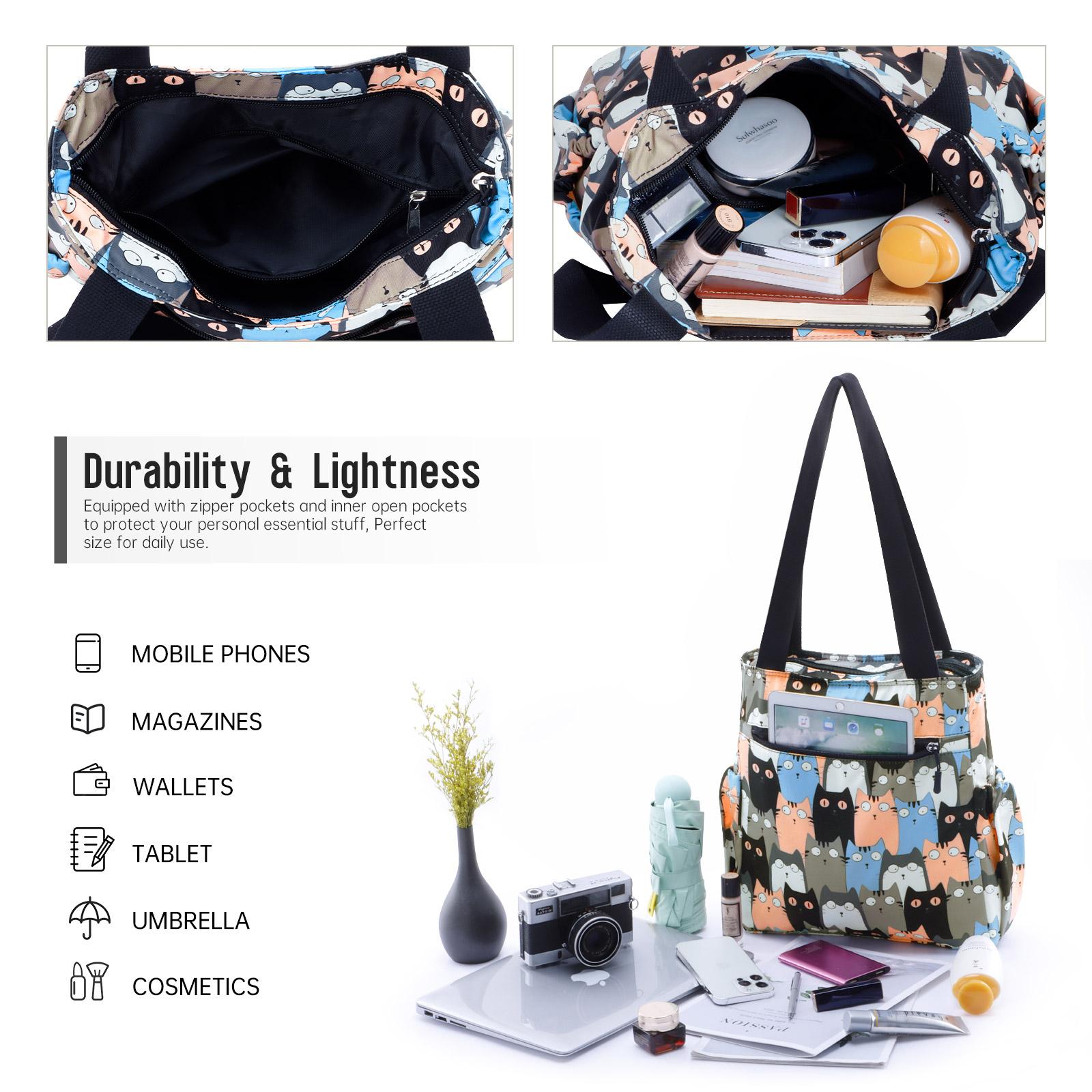 Tote Bag Waterproof Lightweight Handbags Travel Shoulder Bag for Hiking Yoga Gym Swimming Travel Beach Splash Proof Polyester Material High Capacity Stylish Design Tote Bag Waterproof Lightweight Handbags Travel Shoulder Bag for Hiking Yoga Gym Swimming Travel Beach Splash Proof Polyester Material High Capacity Stylish Design