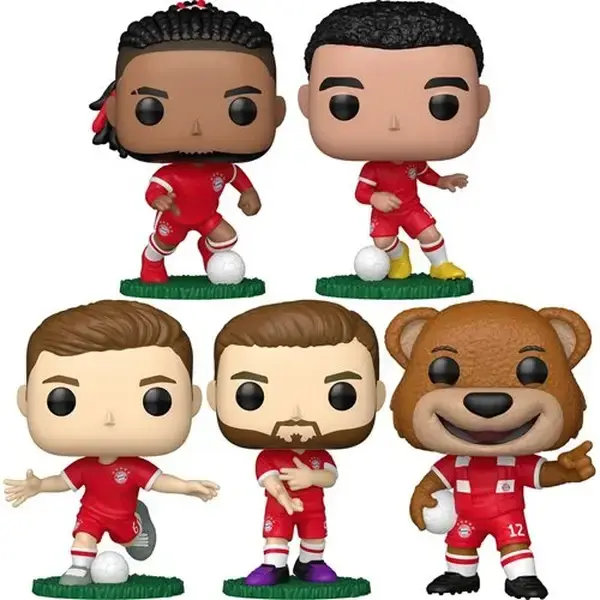 Funko Pop! Bayern Munich FC 2026 (Harry Kane, Berni The Bear, Joshua Kimmich, Jamal Musiala, Michael Olise) Vinyl Figures