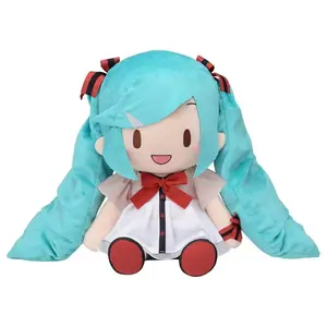 30cm Hatsune Miku Official Fuwa Petit Project DIVA MEGA39's Shiny Stuffed Plush Toy Soft Cuddly Great Texture Authentic Plushie Fan Collection Holiday & Birthday Gifts