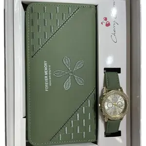 Women's and Girls' Purse and Match Watch Set old money