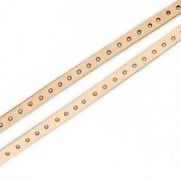 Breas t Plate Strips - Leather (1 strip)