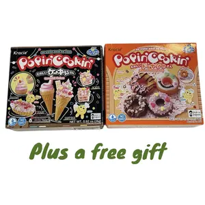 Kracie Popin cookin Tanoshii Donuts and Cakes box bundle plus a free gift