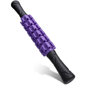 Muscle Roller Stick Massager for Leg & Body Lymphatic Body Roller Liposuction Massager Stick Relief Sore Muscle Tightness for Athletes Yoga Physical Therapy Liposuction