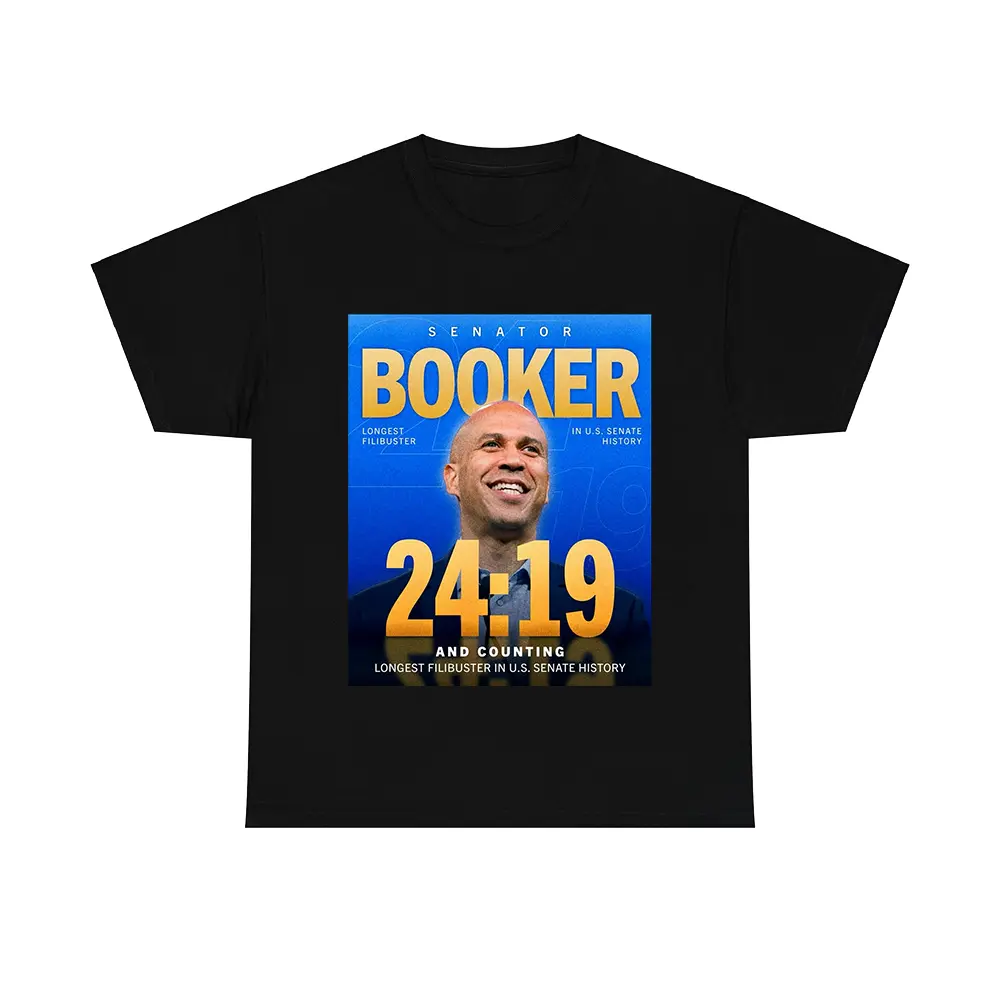 Senatorr Booker Longest Filibuster In US Senate History Unisex T-Shirt