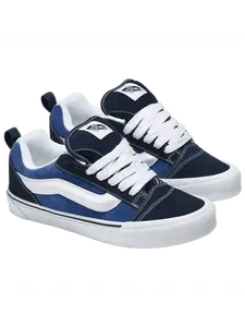 Knu Skool Casual Sneakers Navy Unisex Shoes
