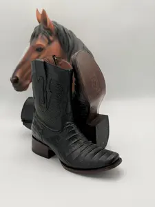Bota Dubai Negro Con Cierre- True To Size