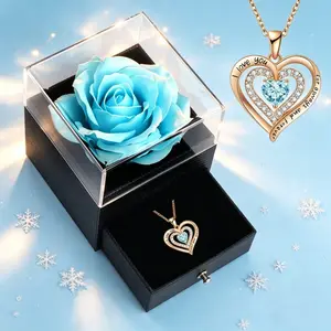 Valentine's Day Mother's Day Necklace Gift Set, Exquisite Jewelry Gift, Perfect for Mom, Wife, Partner, Birthday Gift, Date Night Present