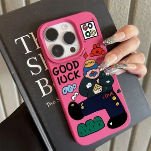 Stylish, waterproof, abstract, fully enclosed soft-edge design, suitable for couples or colleagues. Also compatible with iPhone 17/16/15/14/13/12/11. A perfect holiday gift for friends, family, and yourself.