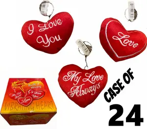 Wholesale Case of 24 Pull String Vibrating Hearts – Retro 80s Vibe Keychains ❤️🧵