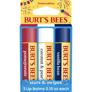Burt's Bees Stars and Swipes Lip Balm 3 Pack