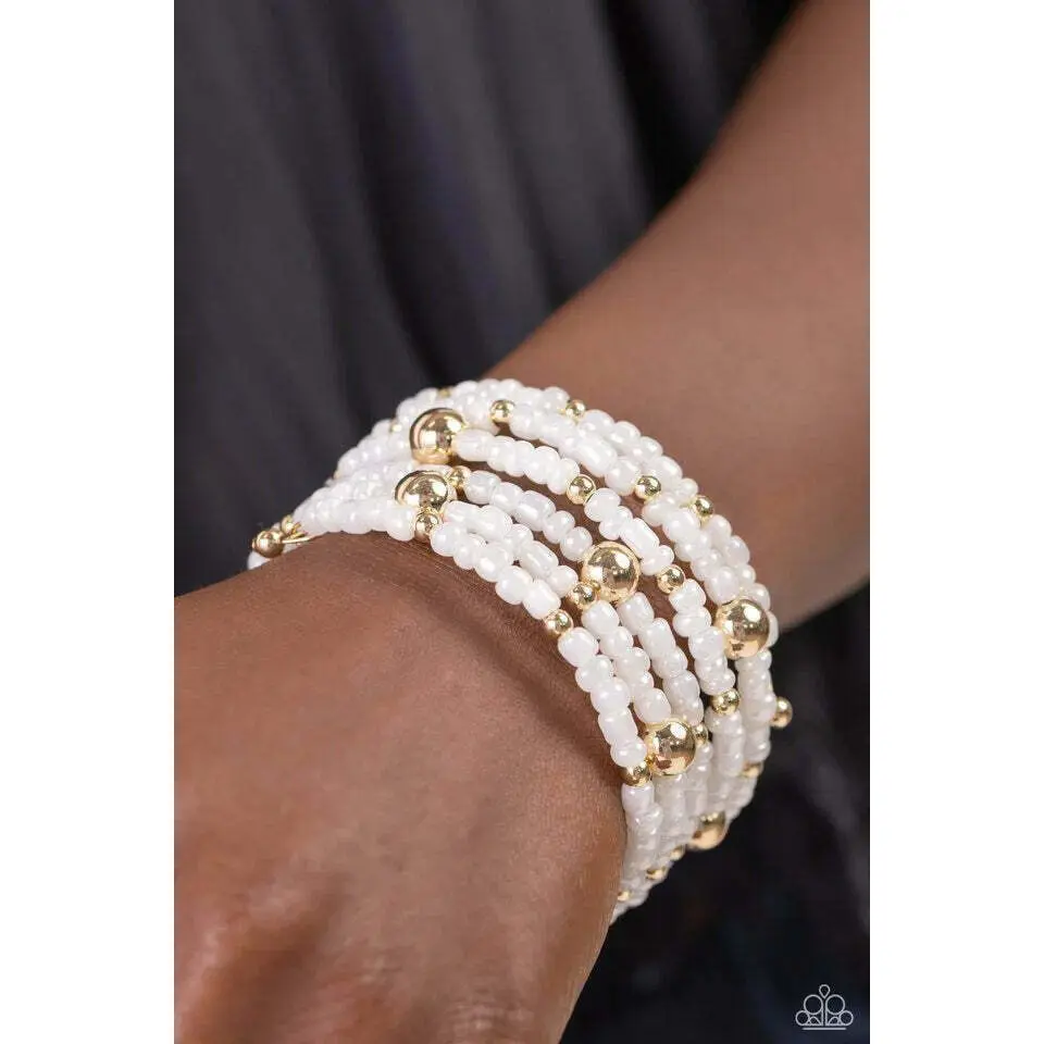 Paparazzi Refined Retrograde - Gold Bracelet