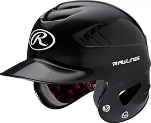 Coolflo NOCSAE Molded Batting Helmet - Black, One Size