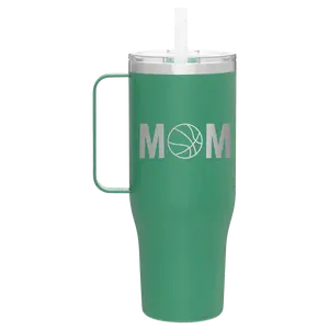 Mom Basketball 40 oz Tumbler Mug | Forage