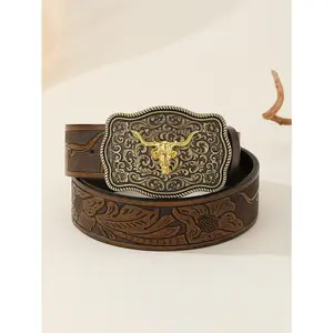 Western Vintage Style Cowboy Boho Belt For Jeans Pants Halloween