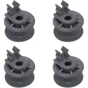 4 Pack 4581DD3002A Upper Dishrack Roller Wheels Assembly (Upgraded) Durable Fit for LG Dishwasher Parts Replaces 4581DD9001B AP4437685 PS3523050 1266813 EA3523050
