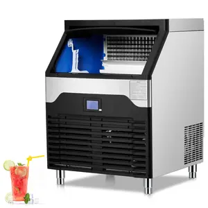【GARVEE】Commercial Ice Maker Machine 260LBS/24H, Stainless Steel Under Counter ice Machine, 145LBS Ice Storage Capacity, Self Cleaning, Freestanding Large Ice Maker for Outdoor Restaurant Bar Cafe