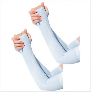 Sunscreen UV Garden Arm Cuff Thumbhole Men's and Women's UPF 50+ Compression Cooling Sports Gloves for Outdoor Activities & Gardening