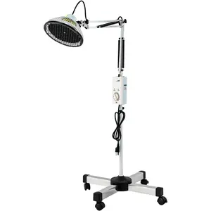 110V 250W Far Infrared Mineral Heat Lamp, Adjustable Infrared Light Therapy w/Timer, Can Rotated 360°, for Body or Pain Therapy