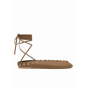 Cider LACE-UP SLINGBACK FLATS