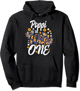 Poppi Of The Wild One 1st Birthday Sunflower First Thing Pullover Hoodie - Parkerrhode Shop 77B09GYJ2GHQ