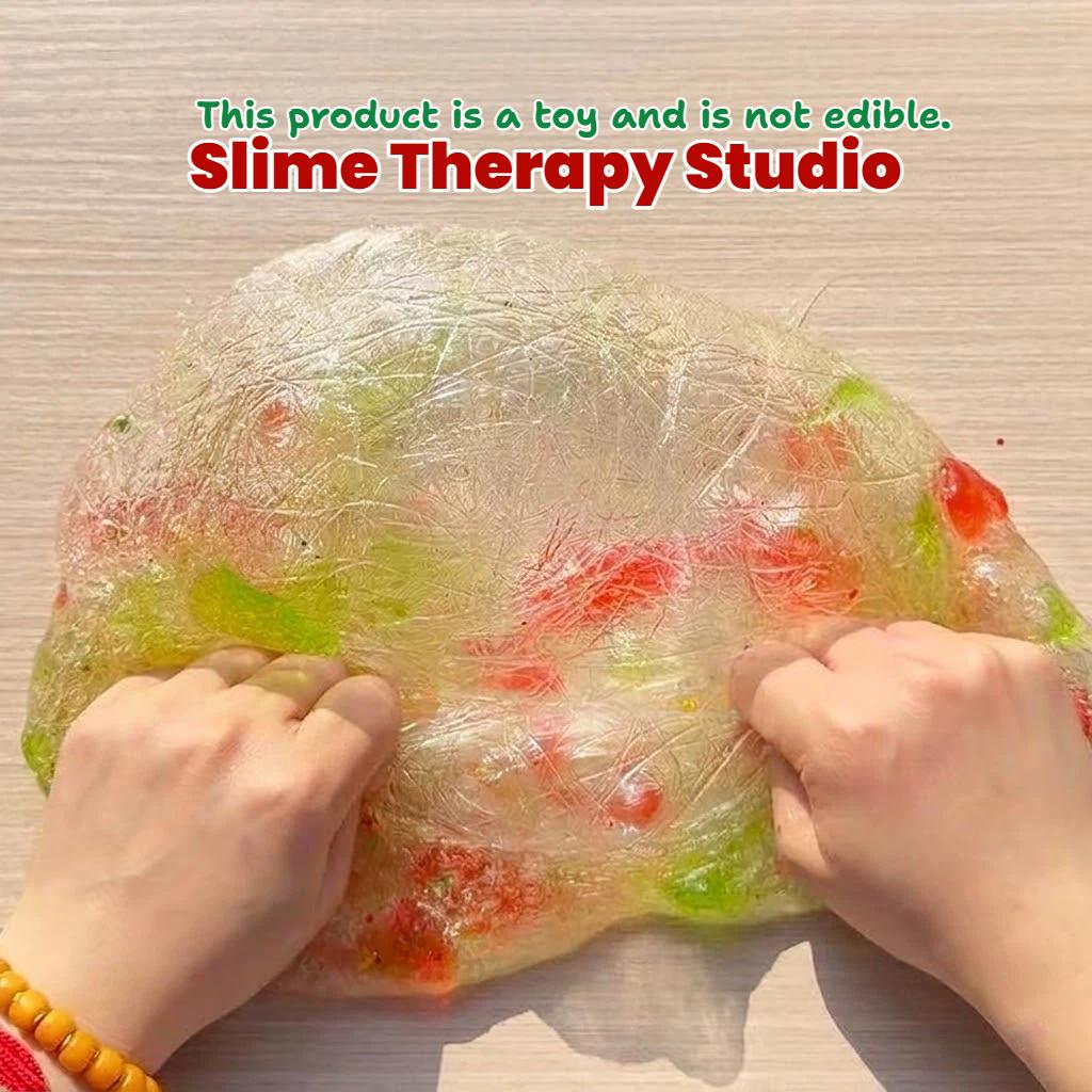 Christmas-Themed Water Slime — 3 Styles: Christmas Tree, Candy Cane, Snow on Christmas Eve (500ml) | Premium Scent | Fascia-like Texture | Whimsical Stress-Relief Toy | ASMR, Stress Relief, Fidget Toy, Best-Selling