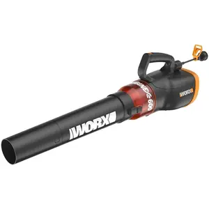 12 ampere electric blade blower, a turbine blower for lawn care, with 600 CFM and 2-speed control, wired