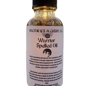 Warrior Spelled Oil for Strength, Courage and Tenacity
