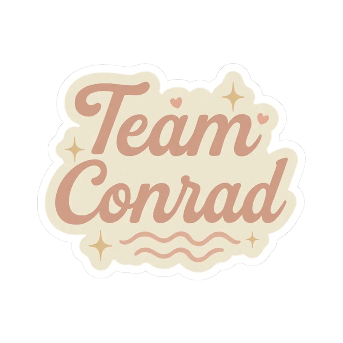 Team Conrad Sticker | TSITP The Summer I Turned Pretty | Cute Girly BookTok Merch | Pastel Aesthetic. Kindle Decor