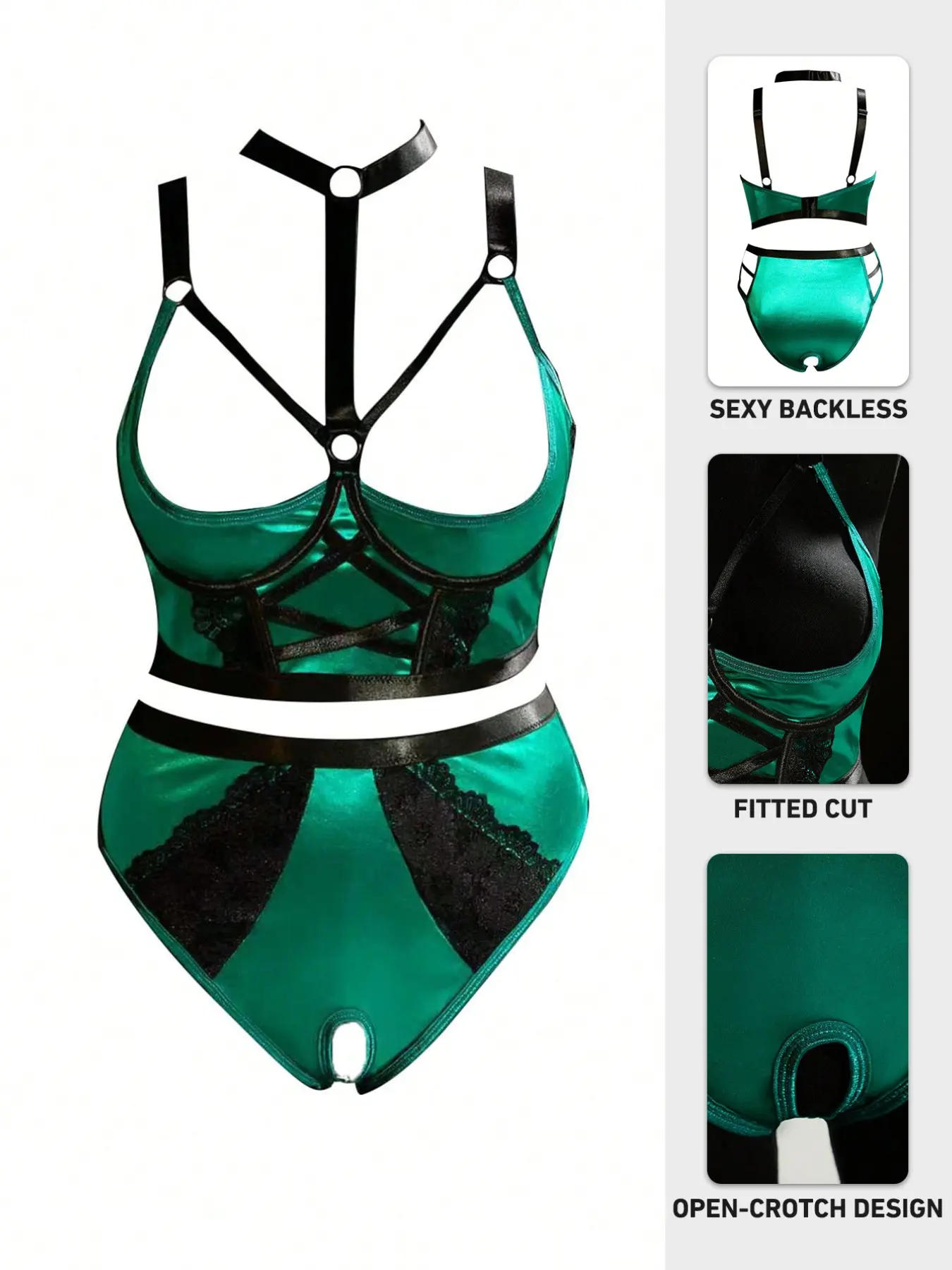 Valentine's Day Satin Lingerie Set, Extreme Sexy Plus Size Women's Underwear, Steel Ring, 2 Piece Bra and Thong, All Seasons, Holiday Gift - TikTok Shop Valentine's Day Satin Lingerie Set, Extreme Sexy Plus Size Women's Underwear, Steel Ring, 2 Piece Bra and Thong, All Seasons, Holiday Gift - TikTok Shop
