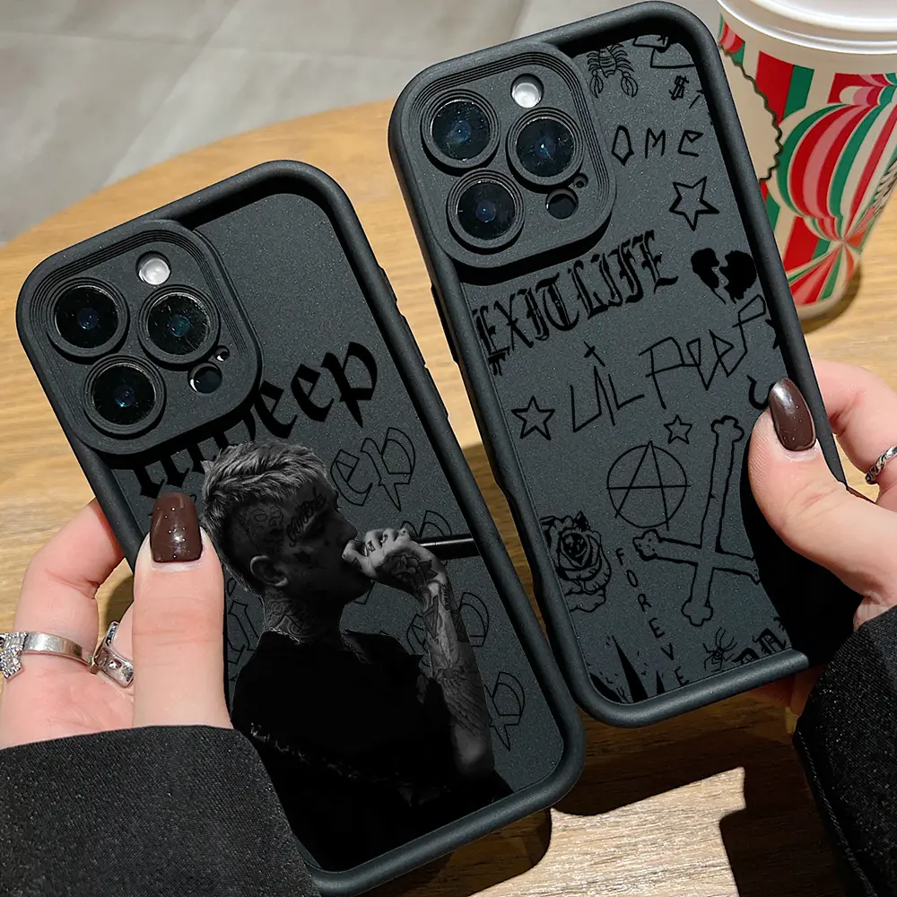 Lil Peep Hellboy Phone Case for iPhone 16 15 14 Plus 13 12 Mini 11 iPhone16  Pro Max X Xs XR 8 7 Soft Shockproof Cover FundaPremium Phone Case deals for  you - TikTok Shop
