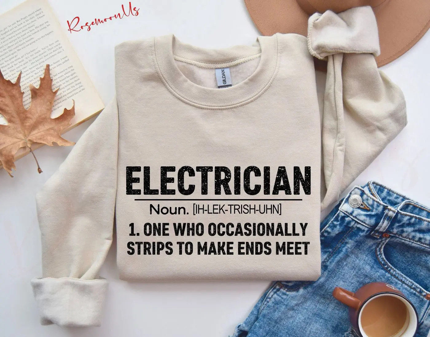 Electrician Sweatshirt, Electrician Sweater, Unisex Hoodie, Gift for Electrician, Funny Sweater, Gift For Women, Gift For Him