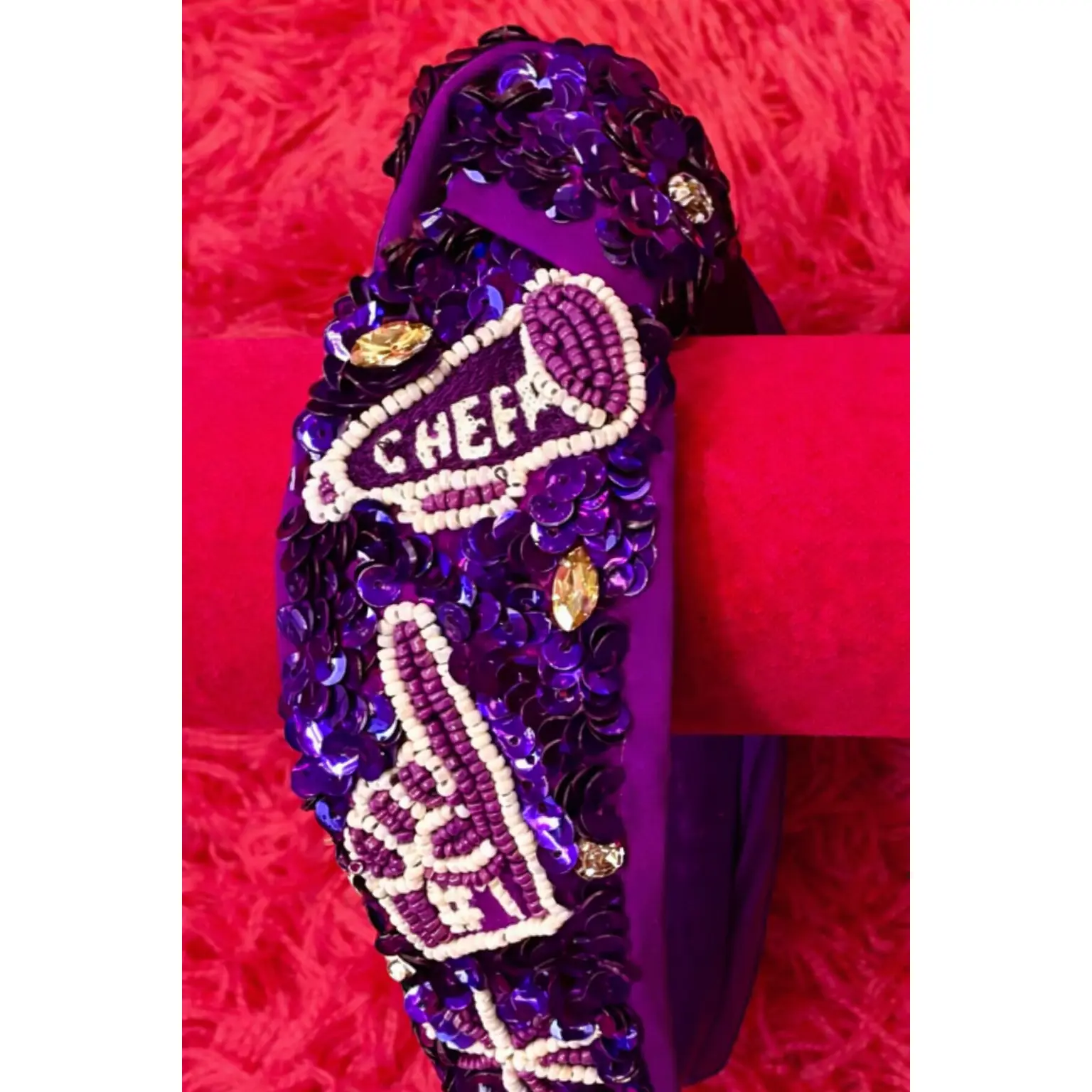 Purple Cheer Headband