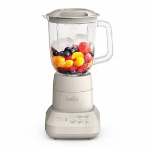 Bella 10-Speed Countertop Blender, 48 oz Dishwasher-Safe Pitcher, Stainless Steel Blade, Slim Flip & Store Design, Juicer & Oatmilk Maker