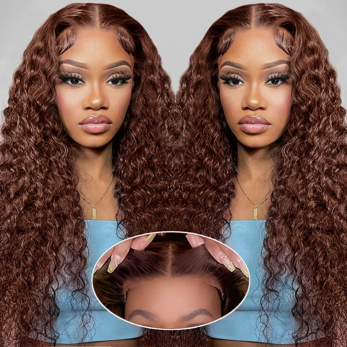 13x6 Water Wave Wig] Megalook Glueless Wigs Human Hair Pre 