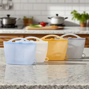 1200ml, 4-piece food-grade silicone sealing strips, safe, non-toxic, resistant to high and low temperatures, leak-proof, soft and durable. Suitable for kitchen, refrigerator, travel and office scenarios. Can be hand-washed or washed in a dishwasher.