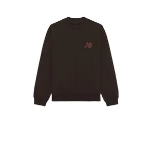 ALLSAINTS Icon Crew Neck Sweatshirt in Plum Brown