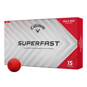 Callaway Golf Superfast Bold Red 15-Pack Golf Balls