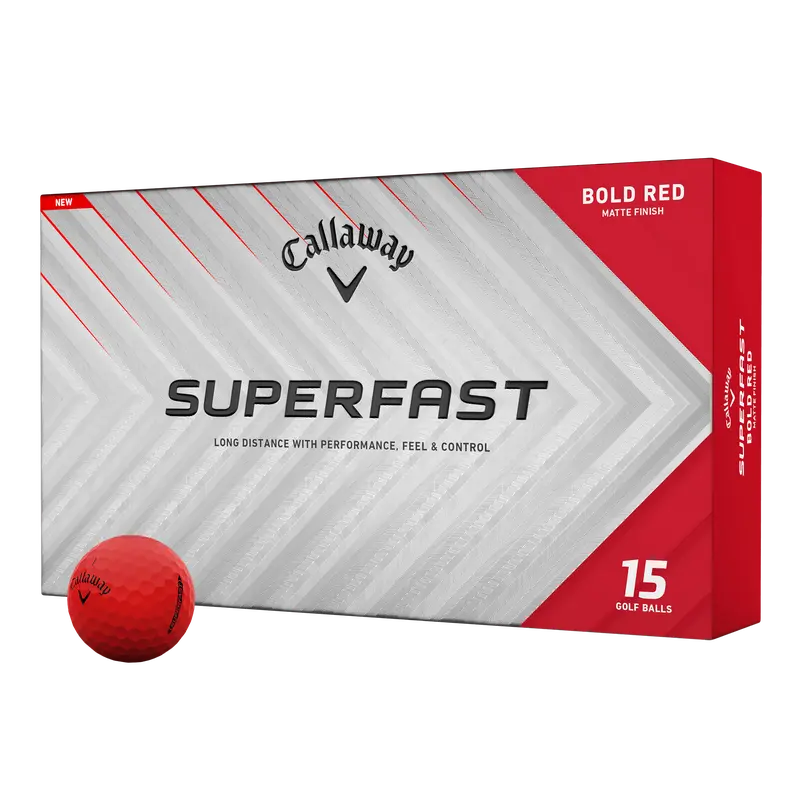 Callaway Golf Superfast Bold Red 15-Pack Golf Balls