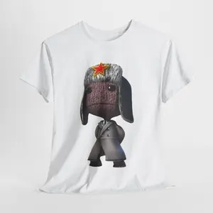 Soviet Russian Sackboy - Little Big Planet 100% Heavy Cotton T-Shirt - High Quality Print Tee - 9 COLORS
