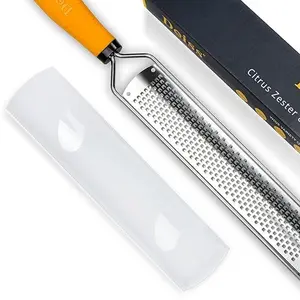 Beiss Citrus Lemon Zester & Cheese Grater - Razor-Sharp Stainless Steel Blade, Ergonomic Handle, Dishwasher Safe, Perfect for Parmesan, Lemon, Ginger, Garlic, Nutmeg, Chocolate, Vegetables, Fruits