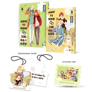 Bộ Manga - Anh Tí Hon Và Em Cao Kều - Tập 3 + Tập 4 (Bộ 2 Tập)
