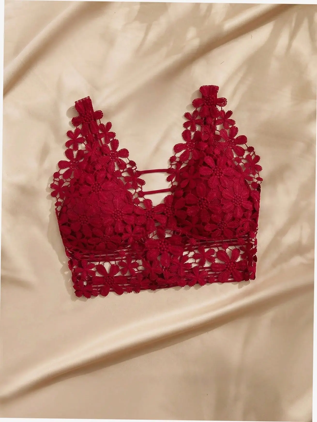 Lace Bralette Longline Sheer Delicate Intimate Apparel Date Night Lingerie