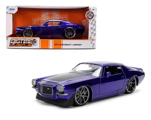 Jada 1:24 1971 Chevrolet Camaro Purple Bigtime Muscle
