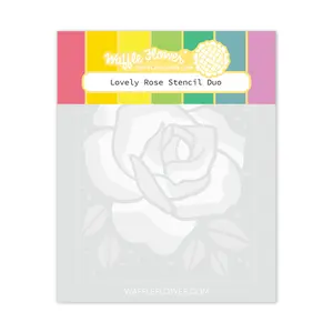 Lovely Rose Stencil Duo Lovely Rose Stencil Duo
